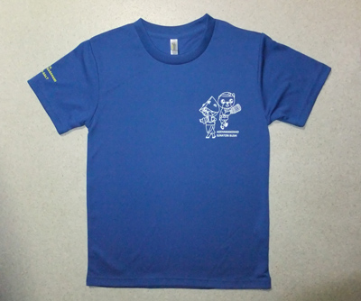 あげくま Tシャツ ロイヤルブルー